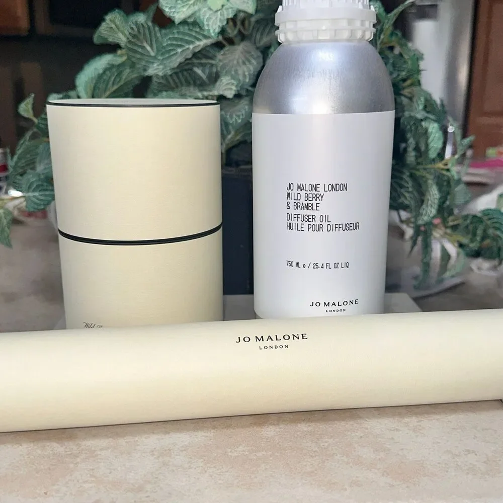 Jo Malone Wild Berry & Bramble JUMBO Diffuser Set Retail $395, Discontinued